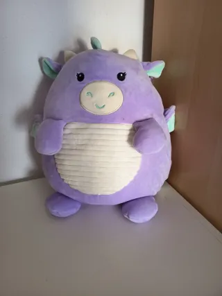 Peluche dragón lila