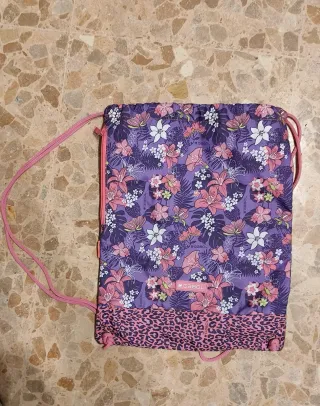 Mochila de cuerdas Gabol floral