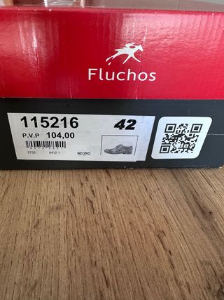 Zapatos Fluchos Talla 42 Negros Nuevos
