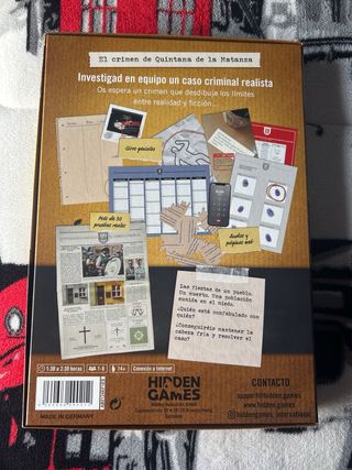Gioco da tavolo Hidden Games: Il crimine di Quintana