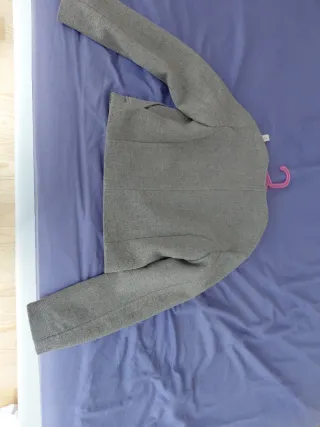 Chaqueta Zara Mujer Gris Nueva