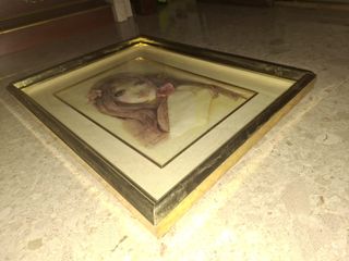 Pareja Cuadros Mira Fujita 43x33