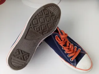 Converse All Star Azul/Naranja