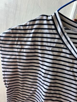 Camiseta Zara Rayas con Hombreras