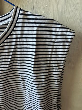 Camiseta Zara Rayas con Hombreras