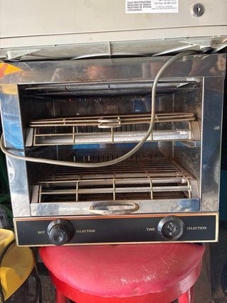 Tostador industrial acero inoxidable