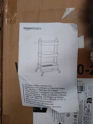 Carrito Cocina 3 Niveles Verde Menta