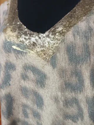 Blusa Talla 2XL con Lentejuelas