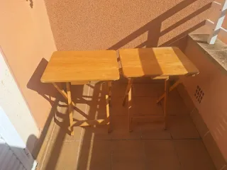 Tavoli pieghevoli in legno 50cm