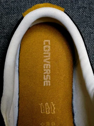 Converse Star Player Leather OX Negro/Oro