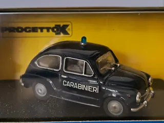 Auto Carabinieri Fiat 750 Progetto K
