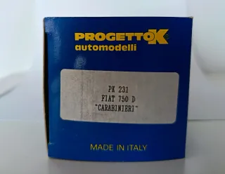 Auto Carabinieri Fiat 750 Progetto K