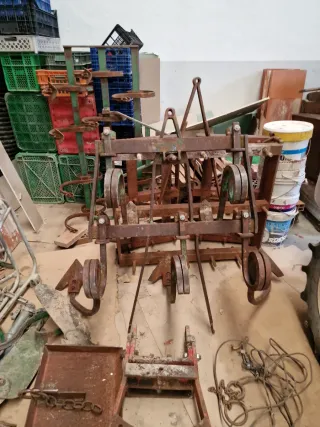 Tractor Lander 621 DT con aperos