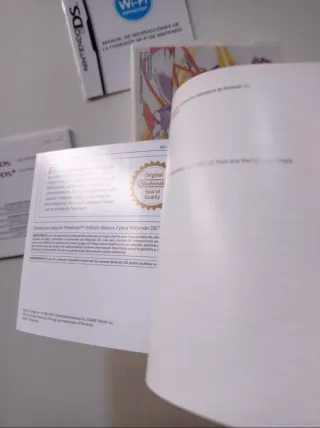 Pokémon Blanco 2 Edición Caja y manuales