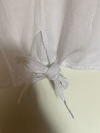 Blusa Florencia Blanca Talla Única lino