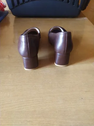 Zapatos mocasines mujer talla 41 marrones