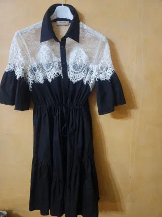 Twin Set Abito Nero Taglia 42