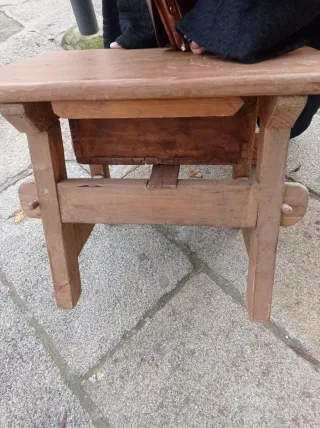 Mesa jabonera Vintage Madera