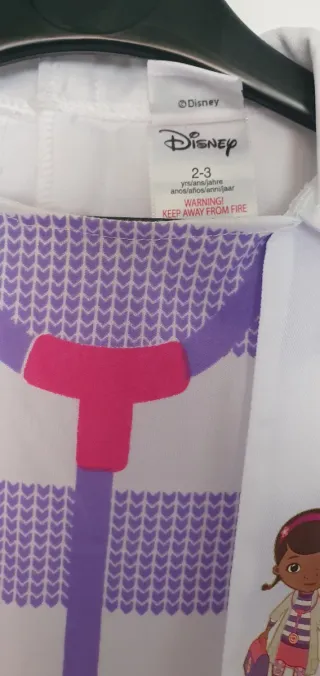 Disfraz Doctora Juguetes Talla 2-3