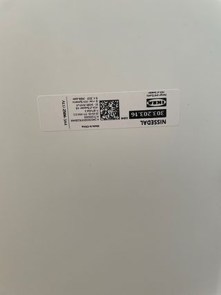 Espejo Blanco Ikea Nissedal