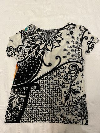 Camiseta Viscosa Estampada Talla M