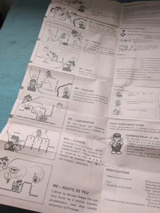 Instrucciones Super Mario Bros. Game & Watch