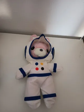 Peluche Conejo Astronauta Rosa