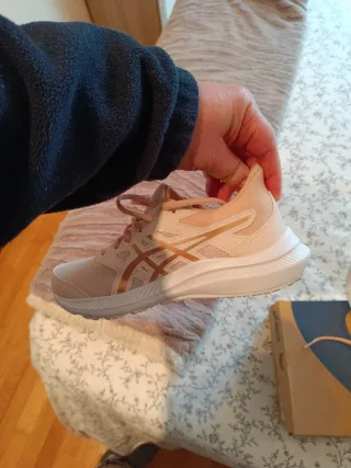 Zapatillas ASICS Beige/Rosa Talla 36