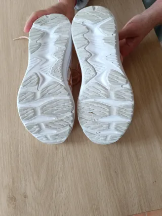 Zapatillas ASICS Beige/Rosa Talla 36