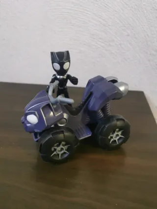 Figura Black Panther con Moto