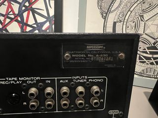 Amplificador Superscope A-530 Beige/Plata