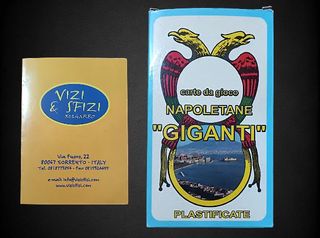 Carte da Gioco Napoletane Giganti Plastificate