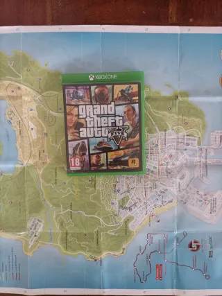 GTA V Xbox One + Mapa
