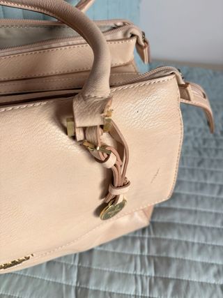 Bolso Grande Fiorelli Rosa Trabajo Portátil