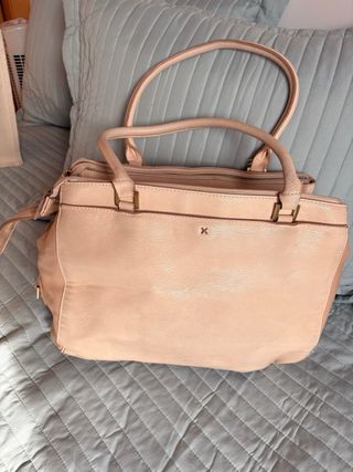 Bolso Grande Fiorelli Rosa Trabajo Portátil