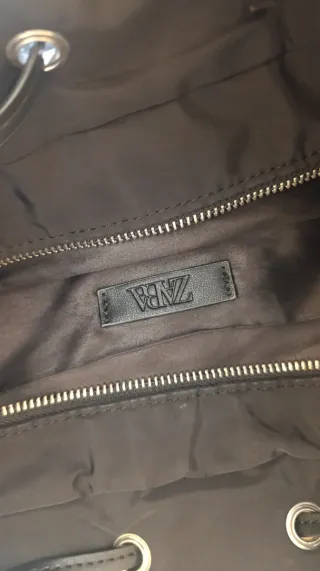 Bolso Zara Nylon Negro