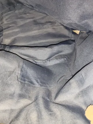 Cesta de playa a rayas