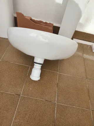 2 Lavabos de porcelana blanco  (20e cada uno)