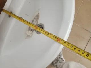 2 Lavabos de porcelana blanco  (20e cada uno)