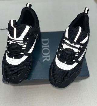 Zapatillas Dior B22 Negras y Blancas