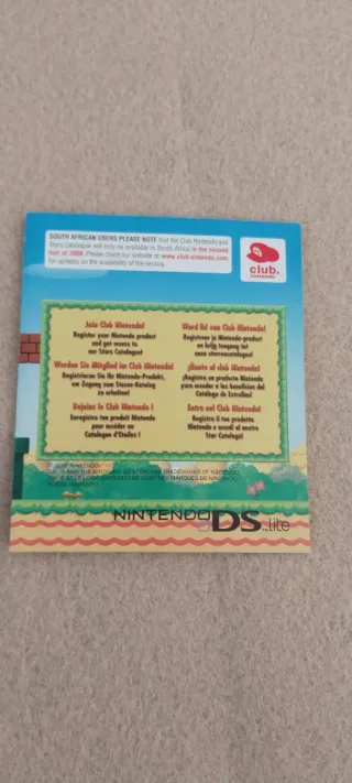 Folleto New Super Mario Bros. Nintendo