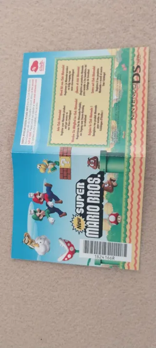Folleto New Super Mario Bros. Nintendo
