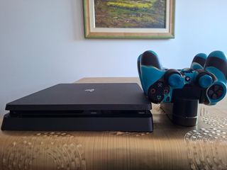 Mando PS4 Personalizado Camuflaje Azul