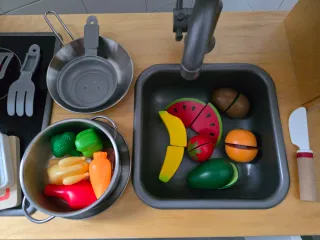 Cocinita Ikea Madera Blanca