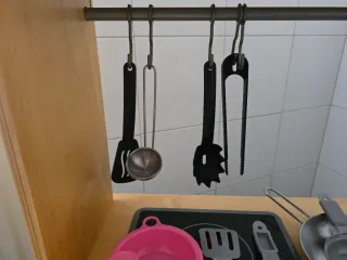 Cocinita Ikea Madera Blanca