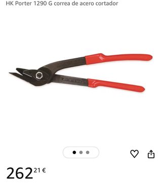 Cortador de correa de acero HK Porter 1290 G