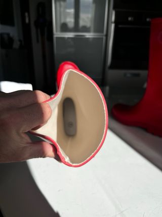 Botas de agua rojas talla 36