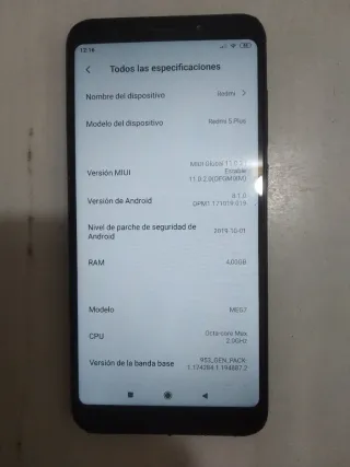 Teléfono Xiaomi Redmi 5 Plus
