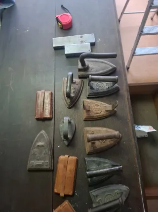 Planchas antiguas de hierro