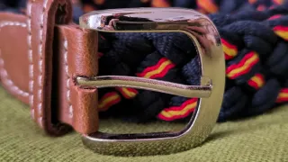 Cinturón trenzado mujer